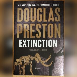 NEW Extinction by Douglas Preston SIGNED Hardcover 2024 1st/1st & Trading Card